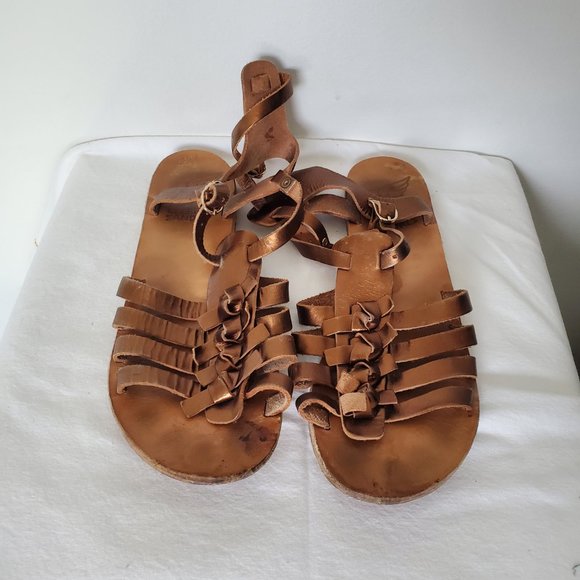 Ancient Greek Sandals (Size 40) - Picture 1 of 5